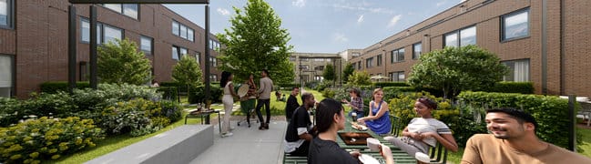 Impressie binnentuin