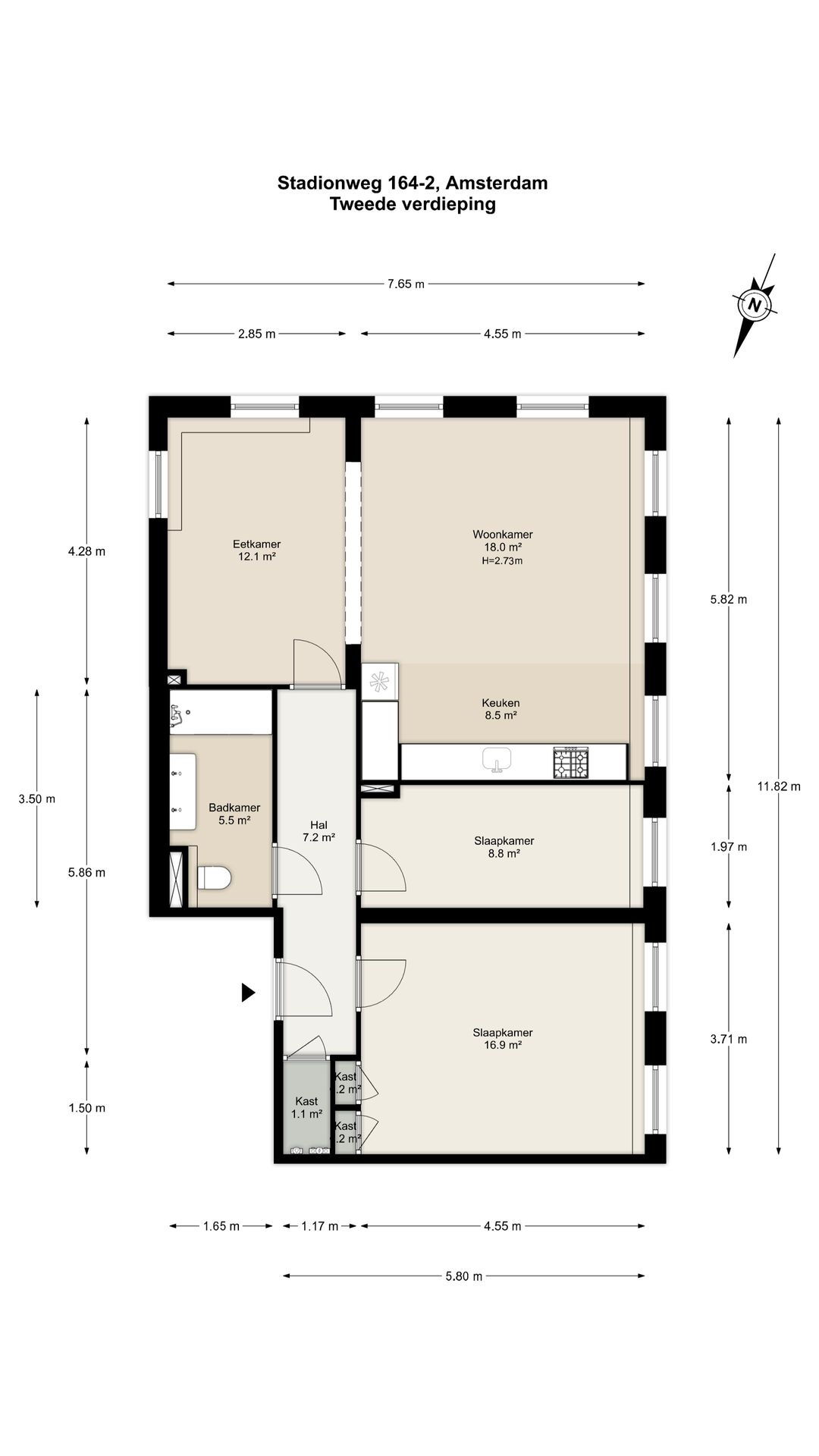 Foto 13 van Stadionweg 164-2