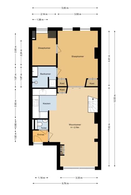 Foto 15 van Johannes Verhulststraat 109-3