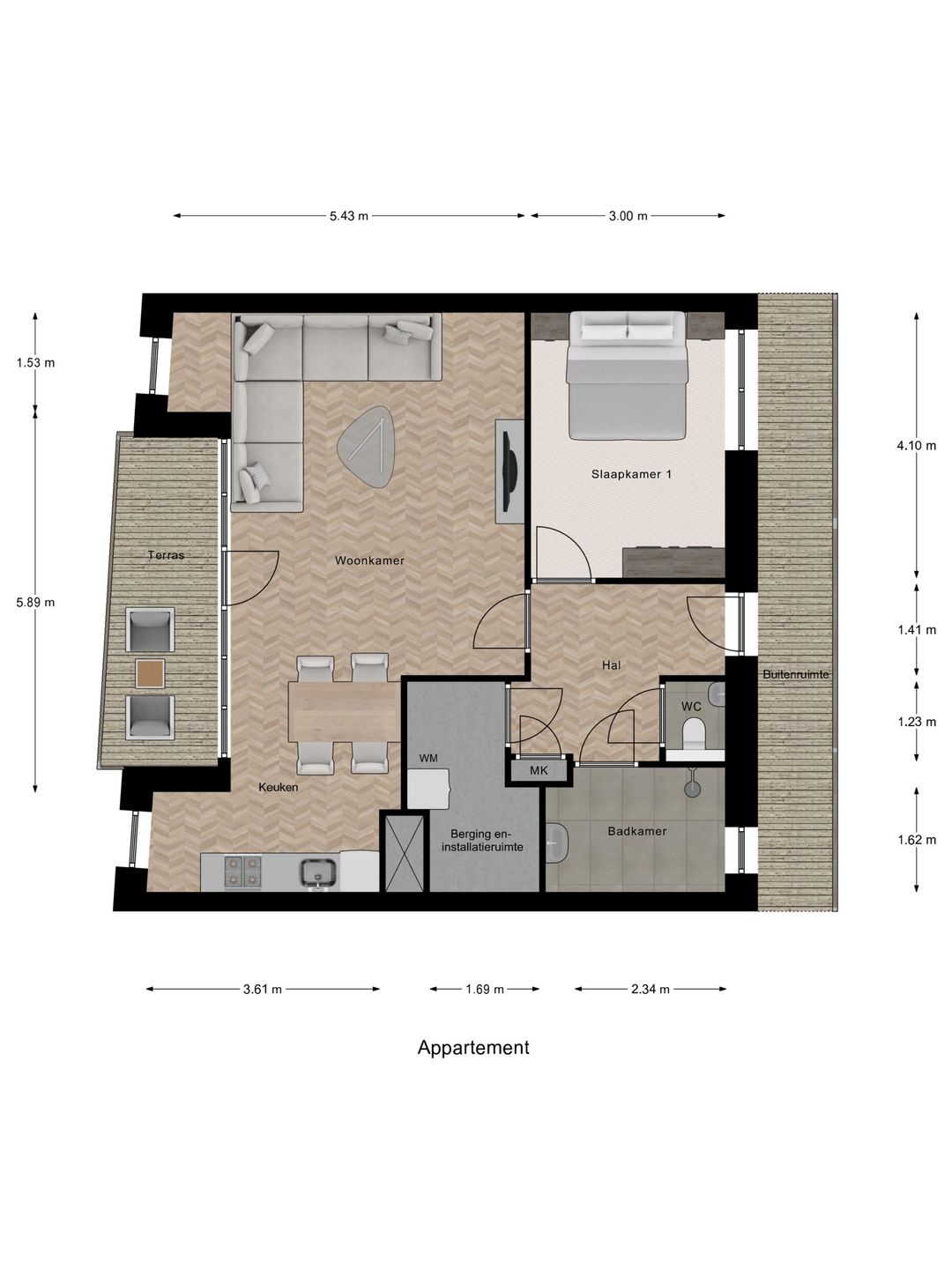 Foto 2 van Pastoriestaete (Bouwnr. 2.6)