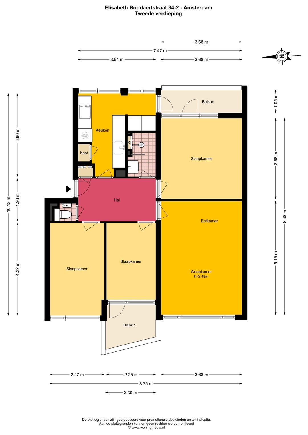 Foto 22 van Elisabeth Boddaertstraat 34-2