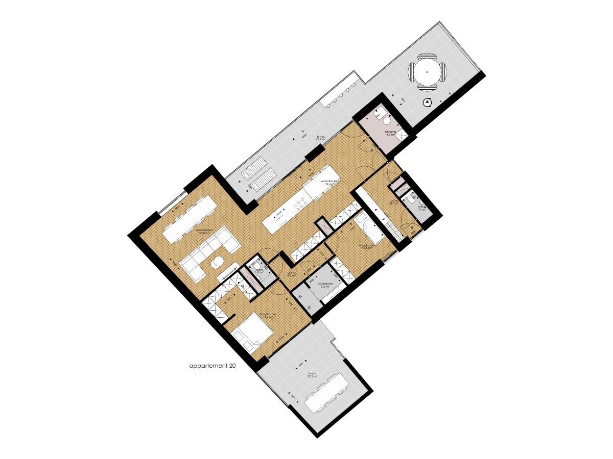 Foto 3 van Penthouse (Bouwnr. 20)