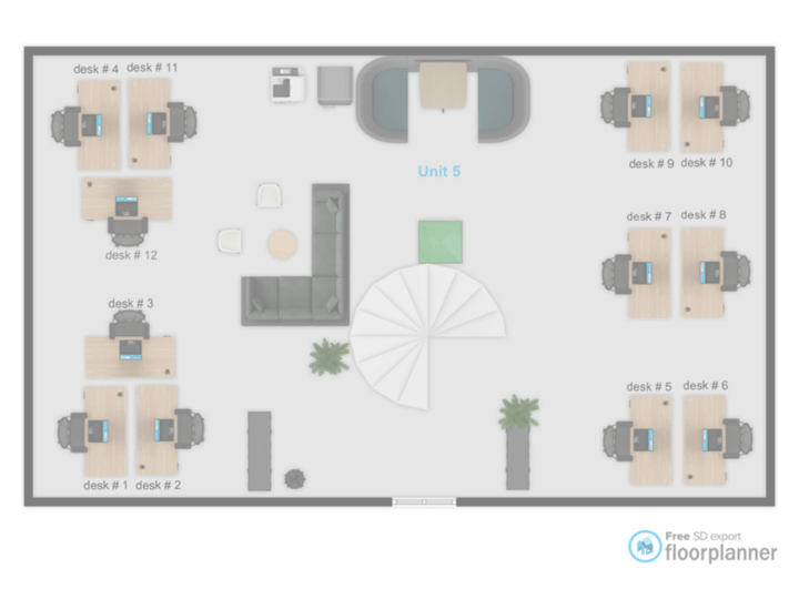 Begane grond - Desks