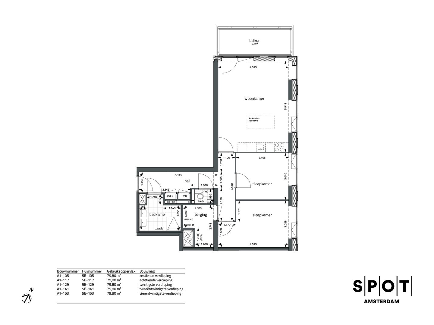 Foto 14 van SPOT Amsterdam | Crystal (Bouwnr. A1-129)