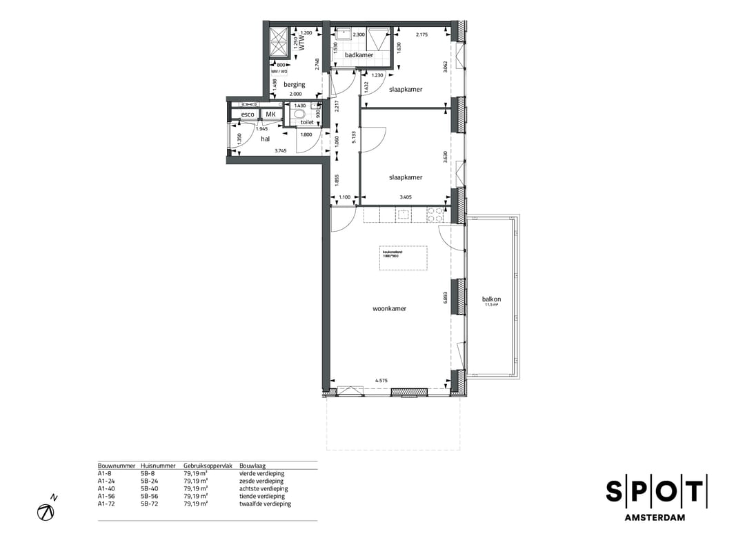 Foto 1 van SPOT Amsterdam | Crystal (Bouwnr. A1-24)