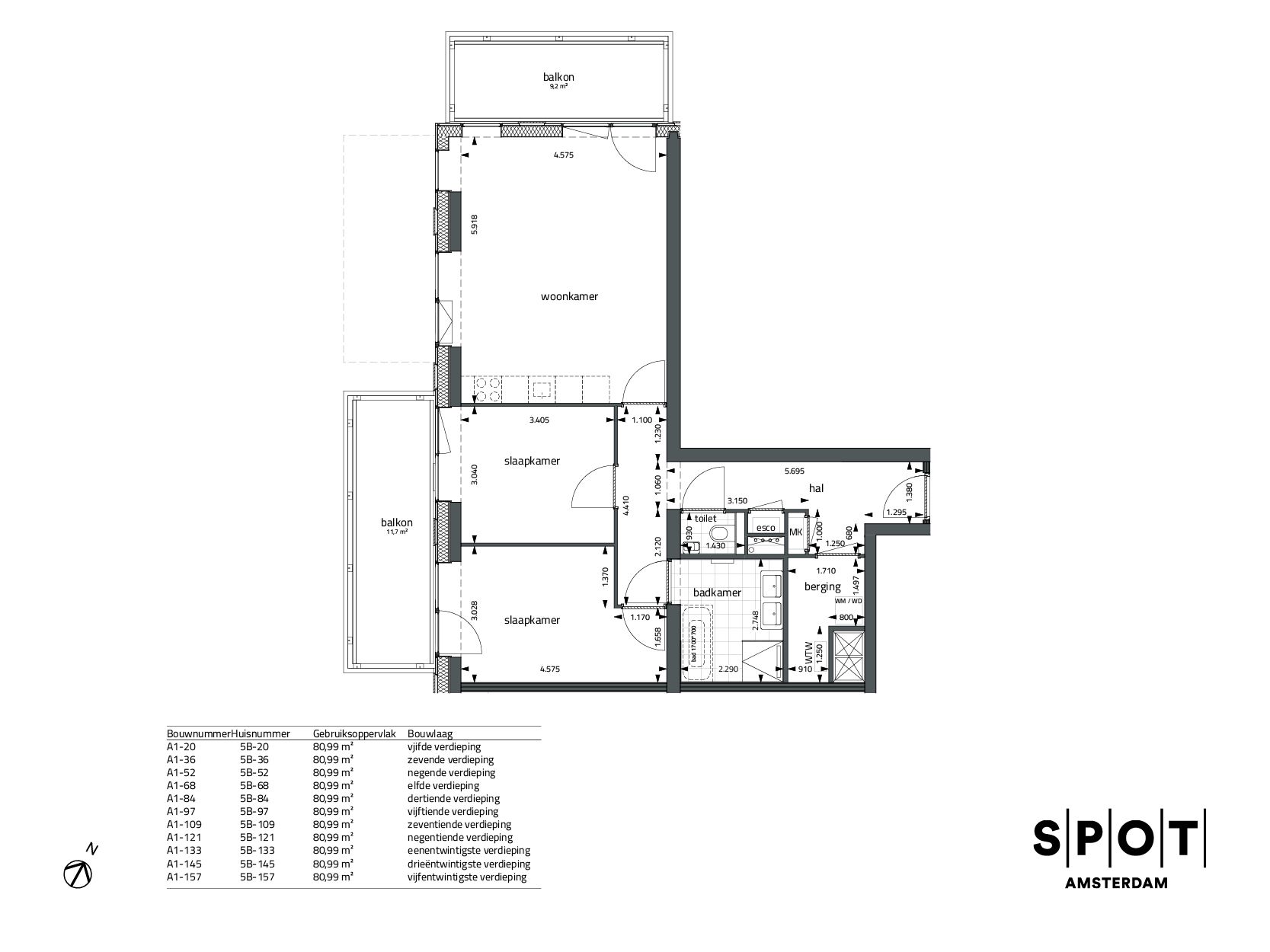 SPOT Amsterdam | Crystal (Bouwnr. A1-109)  false