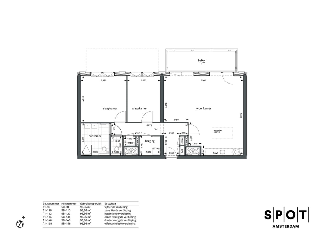 Foto 16 van SPOT Amsterdam | Crystal (Bouwnr. A1-110)