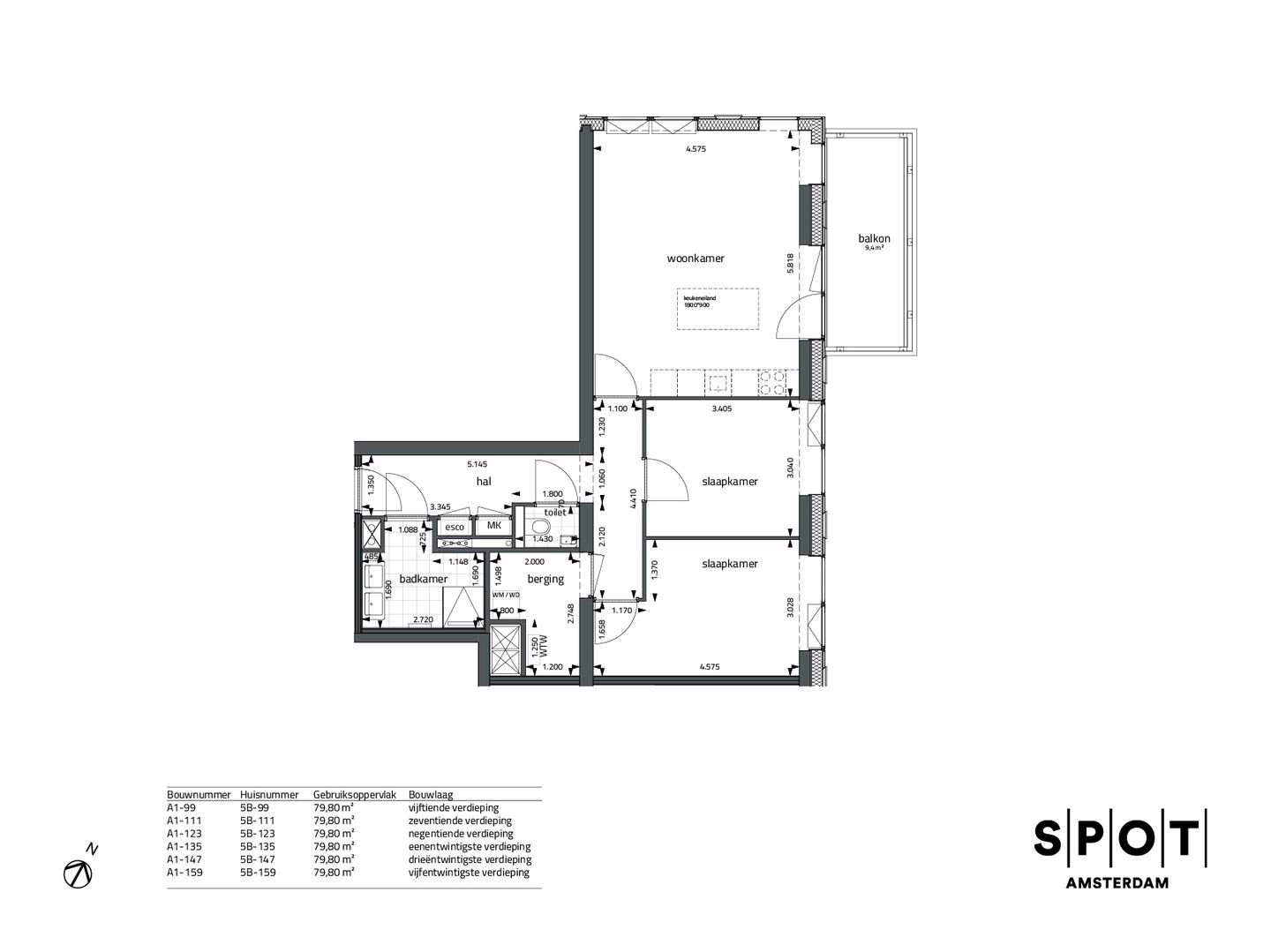 Foto 14 van SPOT Amsterdam | Crystal (Bouwnr. A1-111)