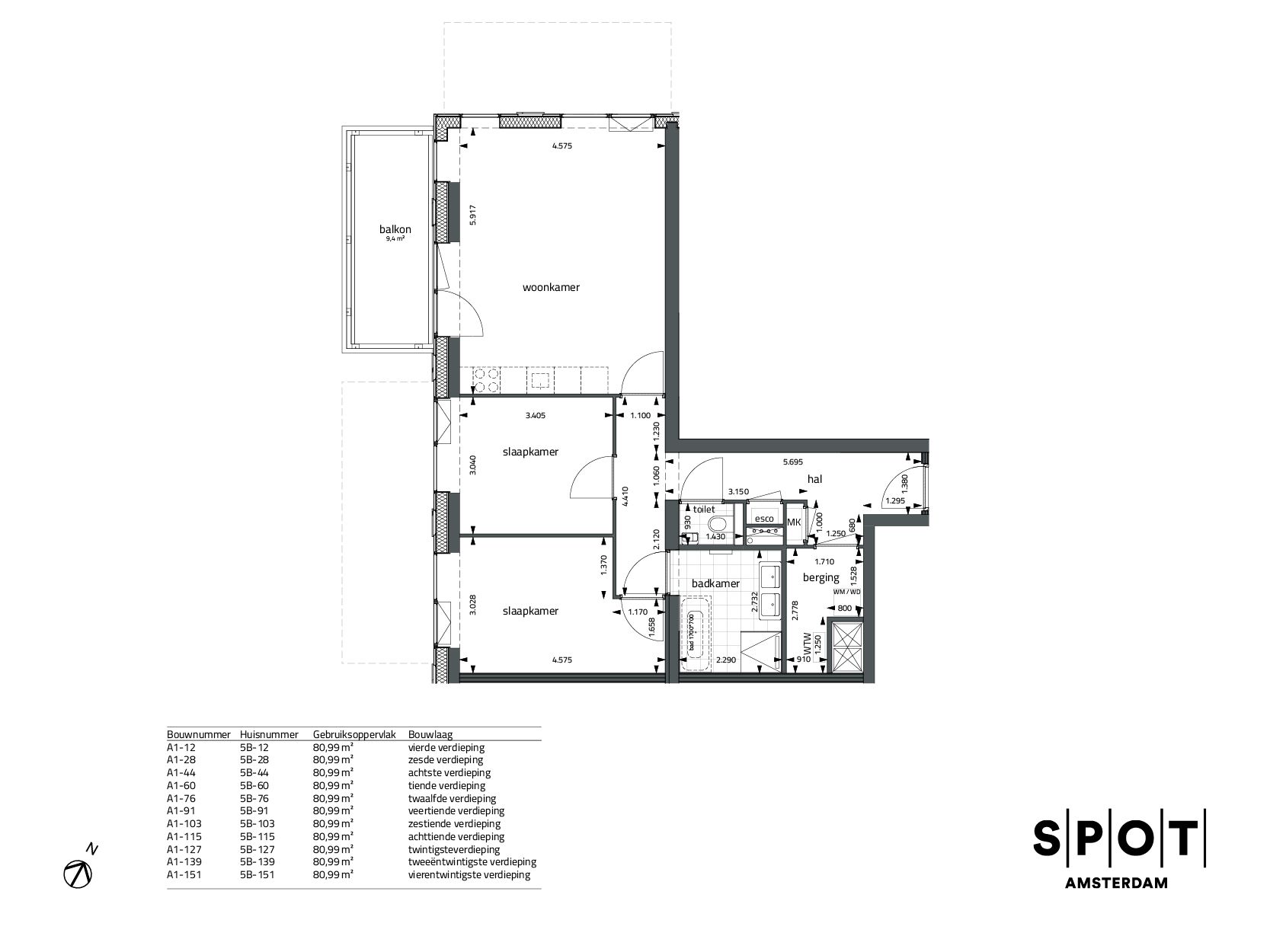 Foto 15 van SPOT Amsterdam | Crystal (Bouwnr. A1-76)