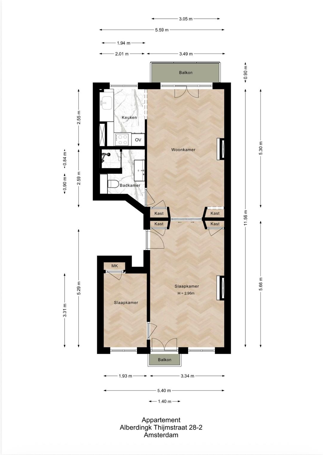 Foto 47 van Alberdingk Thijmstraat 28-2
