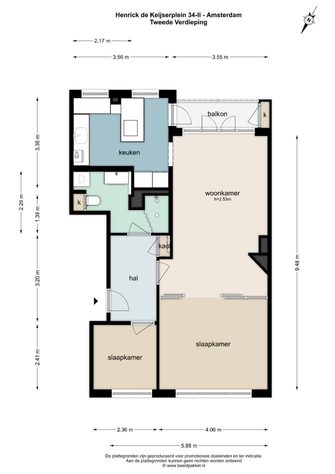 Foto 30 van Henrick de Keijserplein 34-2