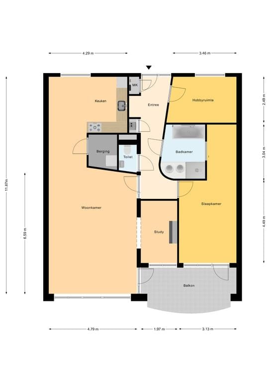 Foto 19 van Oldenzaalsestraat 34-B