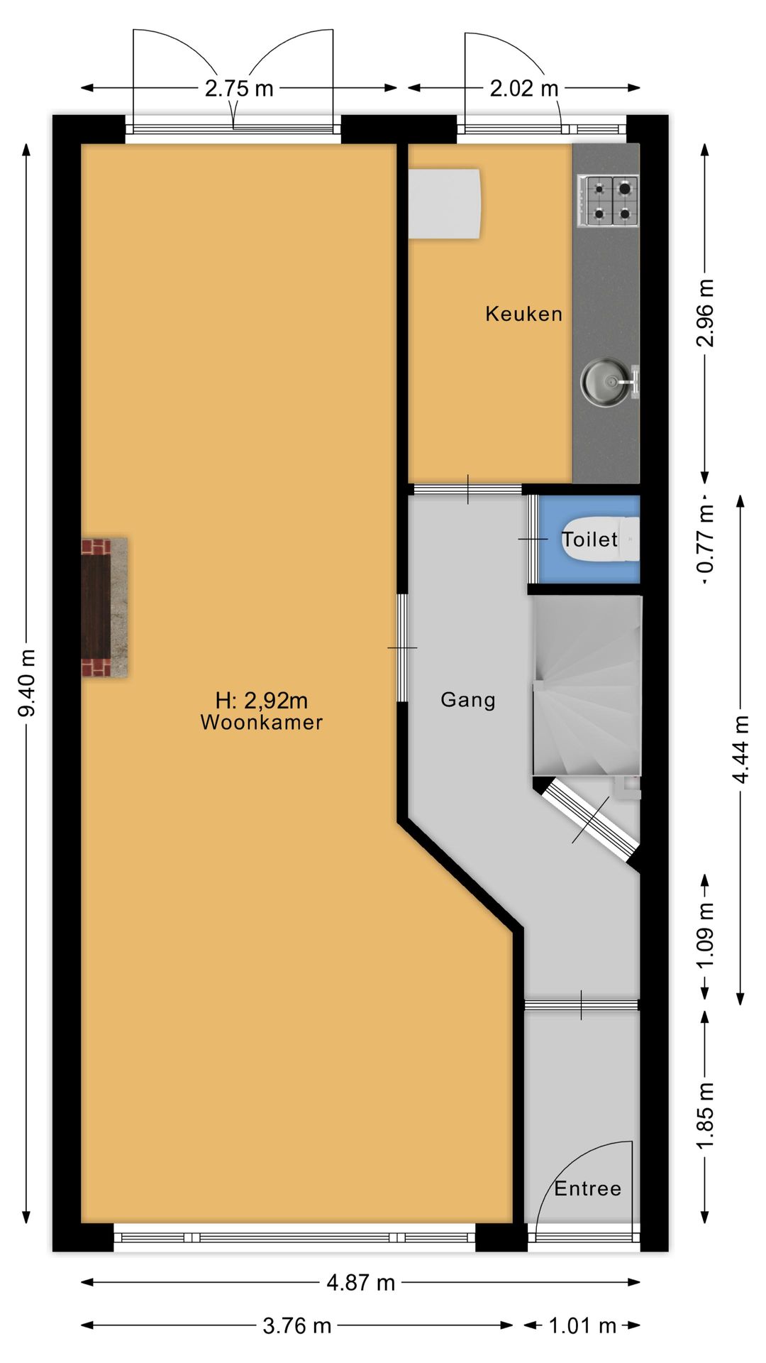 Foto 17 van Korte Godelindestraat 19