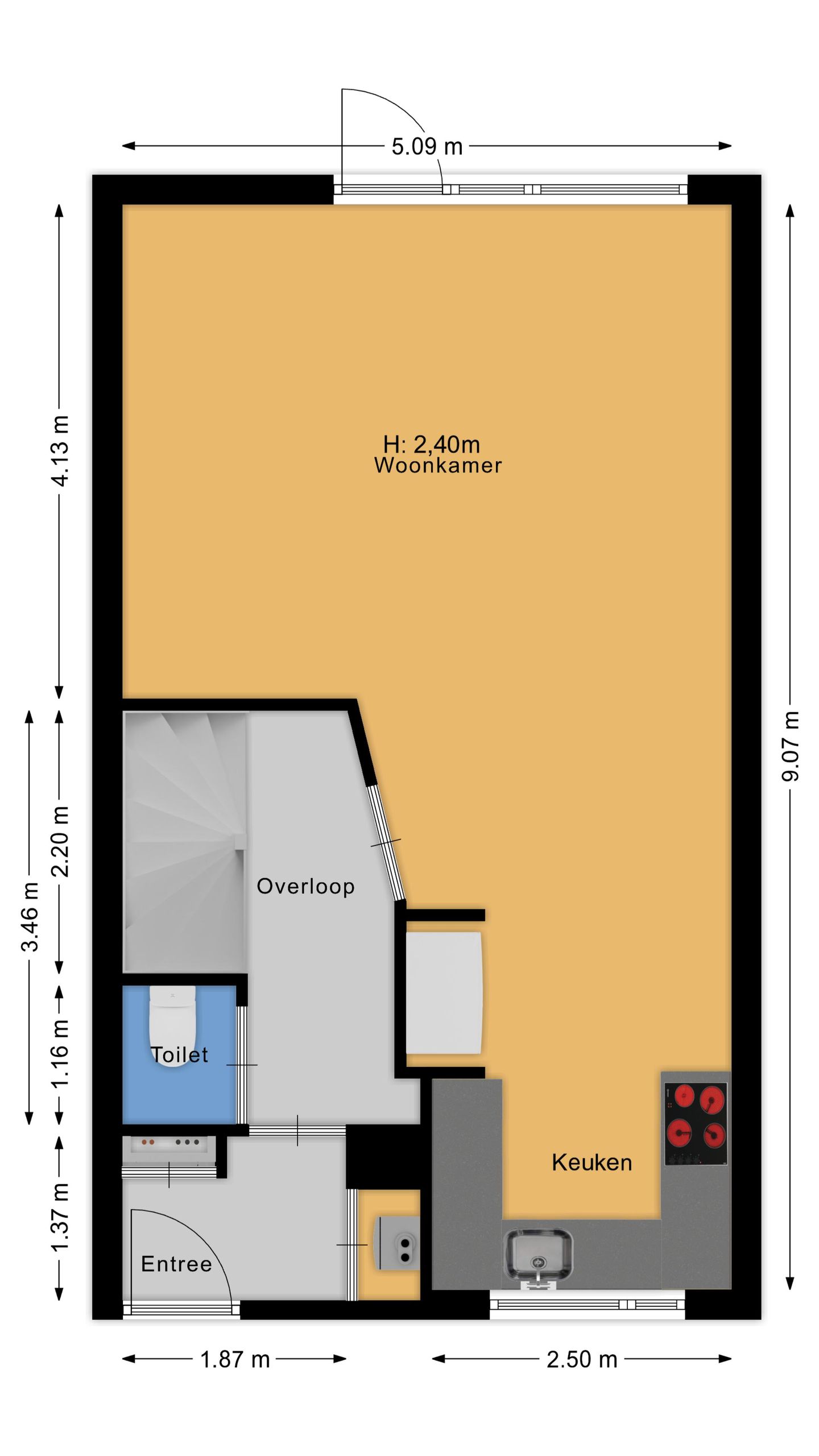 Foto 25 van Spakenburglaan 26