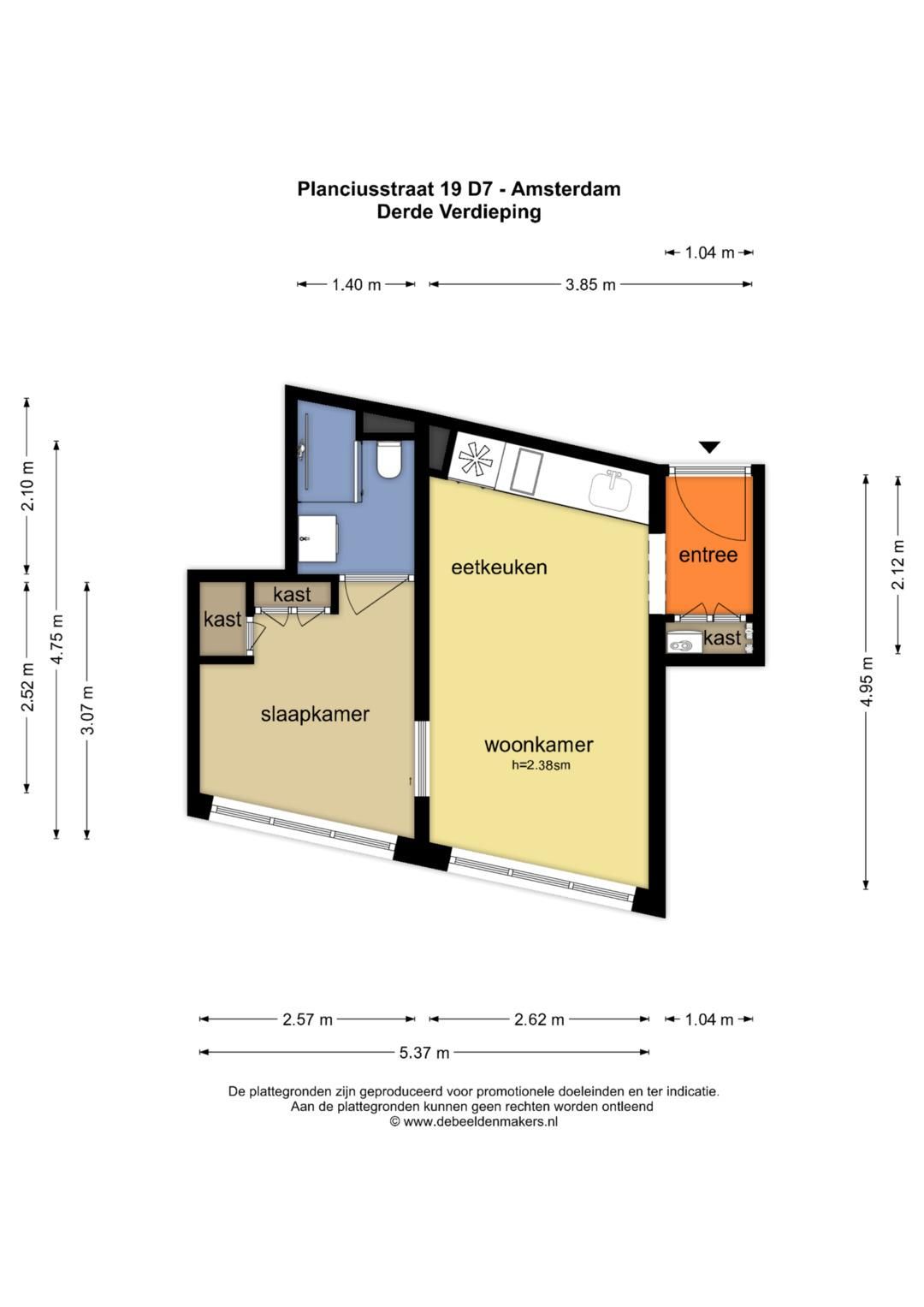 Foto 21 van Planciusstraat 19-D7