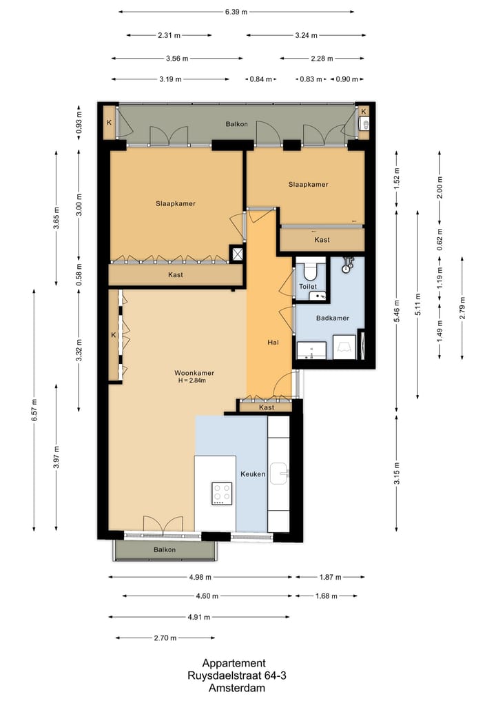 Foto 34 van Ruysdaelstraat 64-3