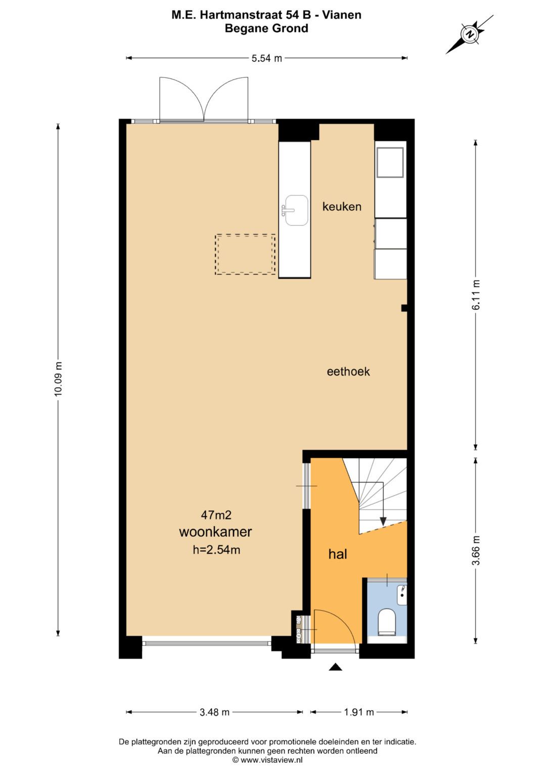 Foto 33 van M E Hartmanstraat 54-B