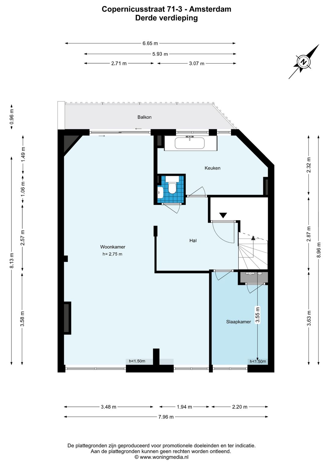 Foto 26 van Copernicusstraat 71-3
