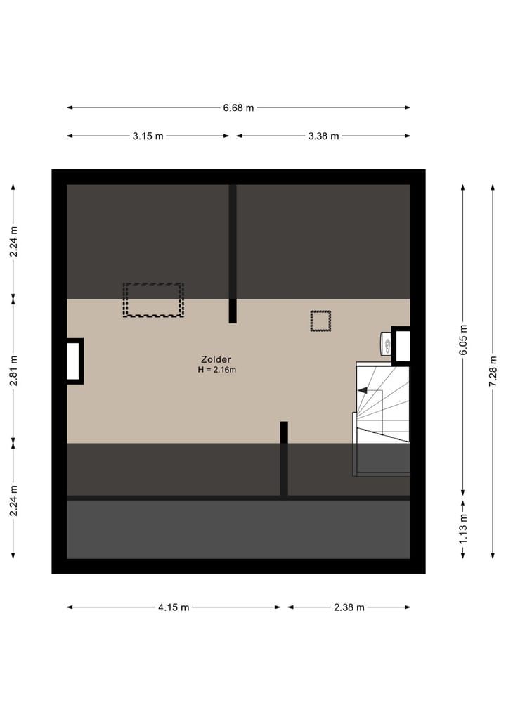 Semi-detached house with large driveway and four bedrooms near Valkenswaard center — 77