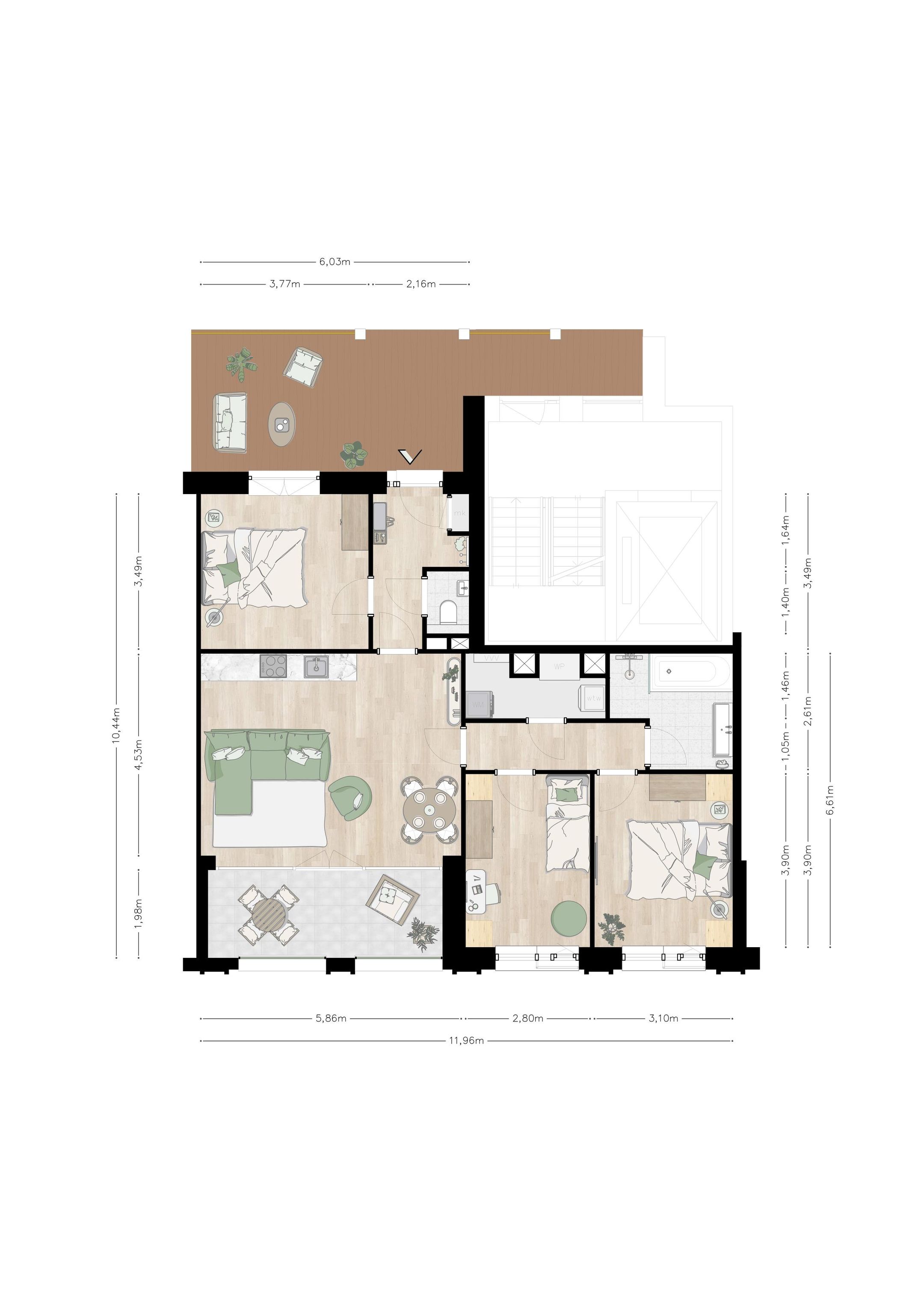 Apartment in Amsterdam, Bajeskwartier, Oost - View 4