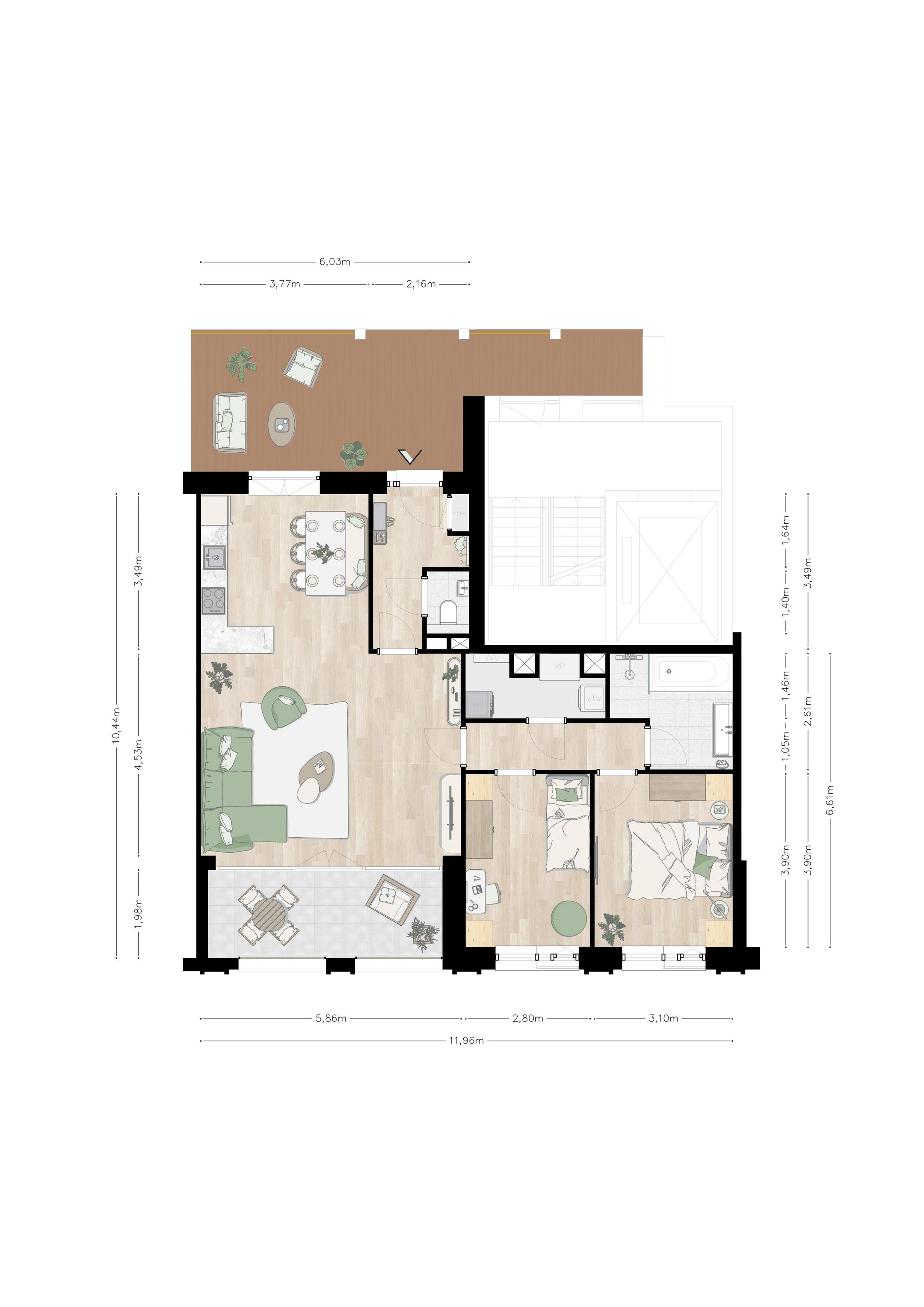 Apartment in Amsterdam, Bajeskwartier, Oost - More