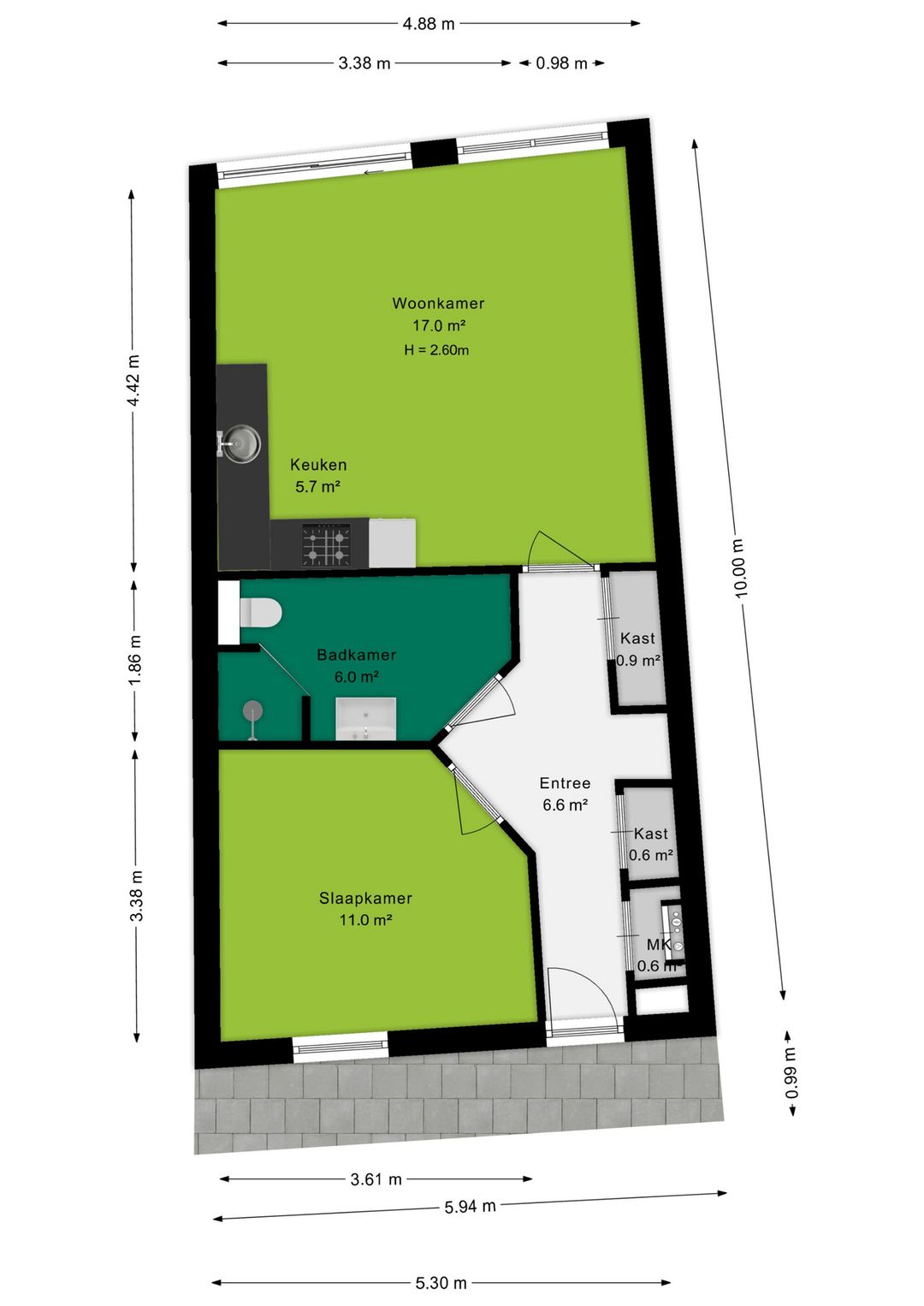 Foto 32 van Grotestraat 104-8