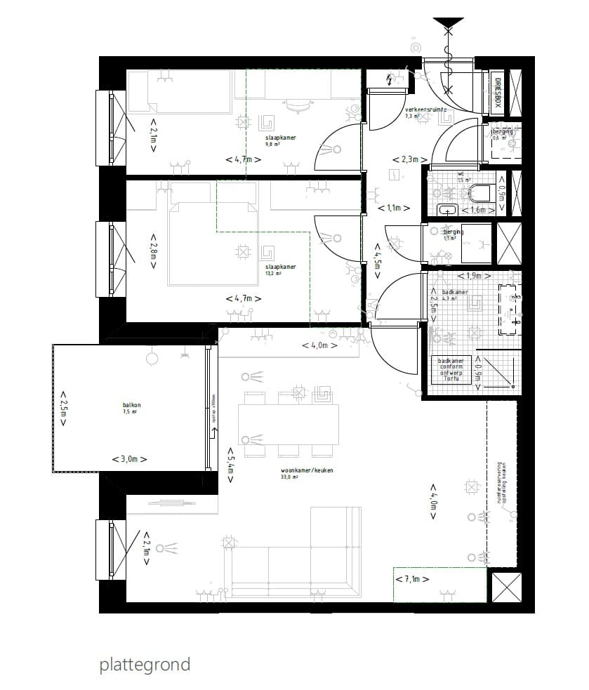 Foto 12 van Appartement - bouwnummer 243 (Bouwnr. 243)