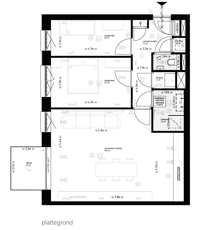 Foto 11 van Appartement - bouwnummer 233 (Bouwnr. 233)