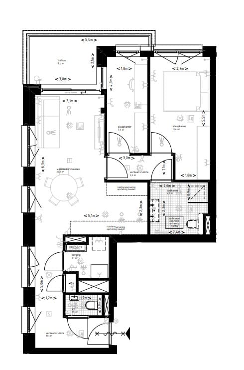 Foto 12 van Appartement - bouwnummer 268 (Bouwnr. 268)