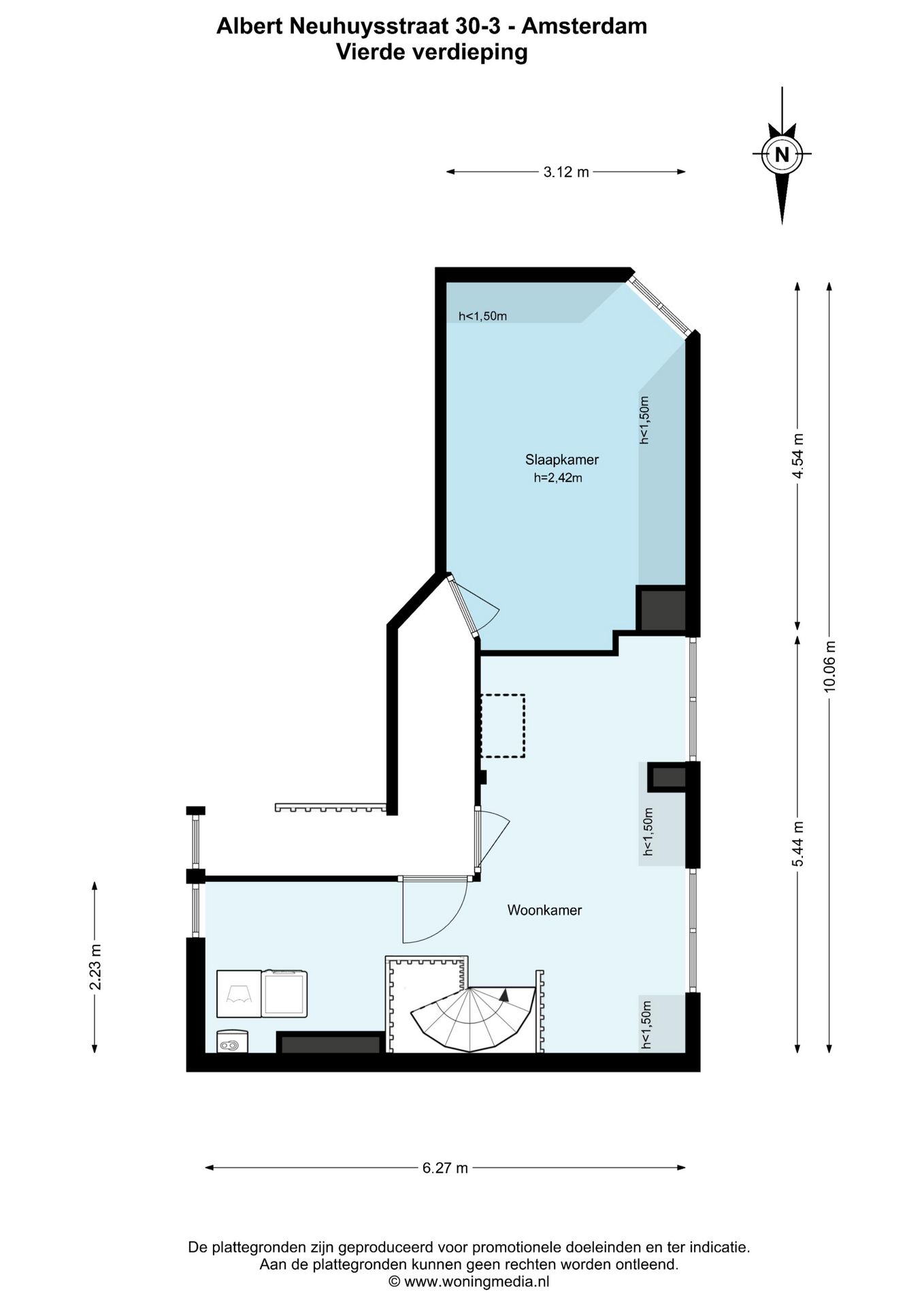 Foto 27 van Albert Neuhuysstraat 30-3