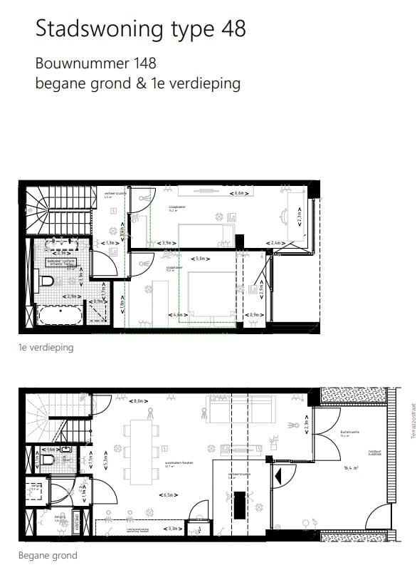 Foto 11 van Stadswoning - bouwnummer 148 (Bouwnr. 148)