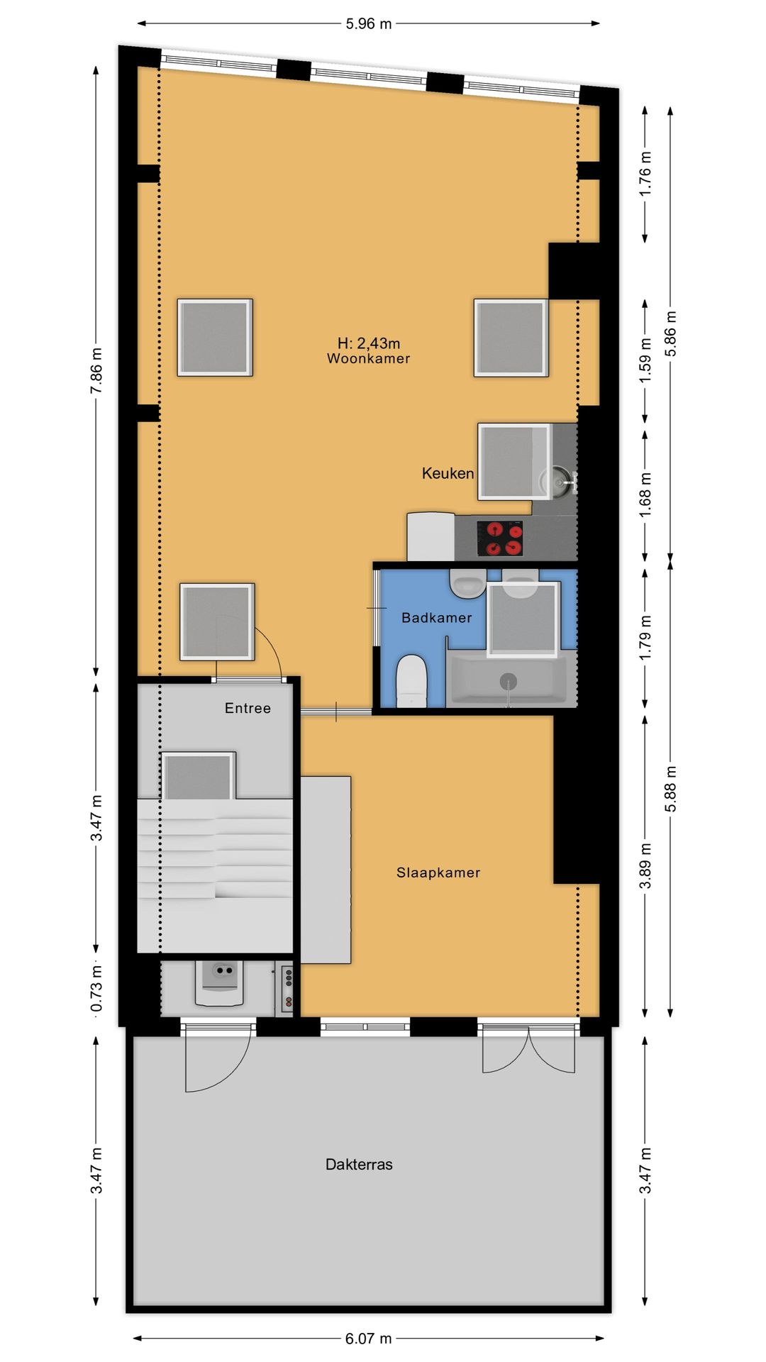 Foto 16 van Bemuurde Weerd O.Z. 11-C