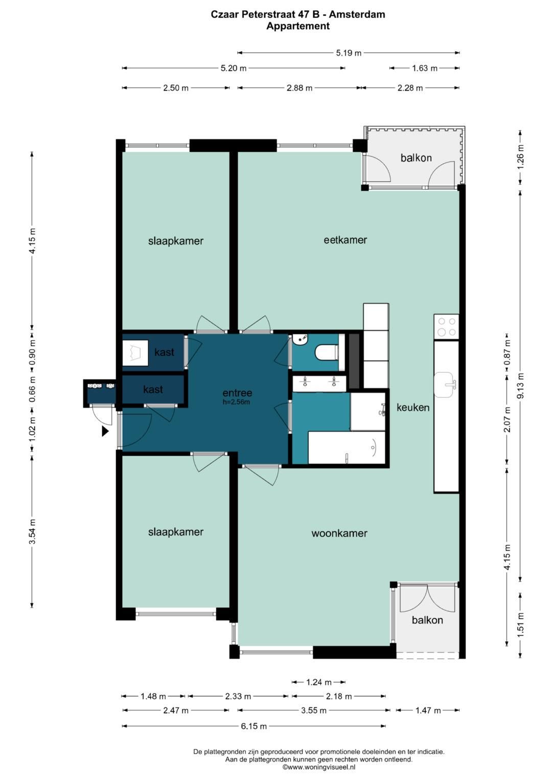 Foto 45 van Czaar Peterstraat 47-B