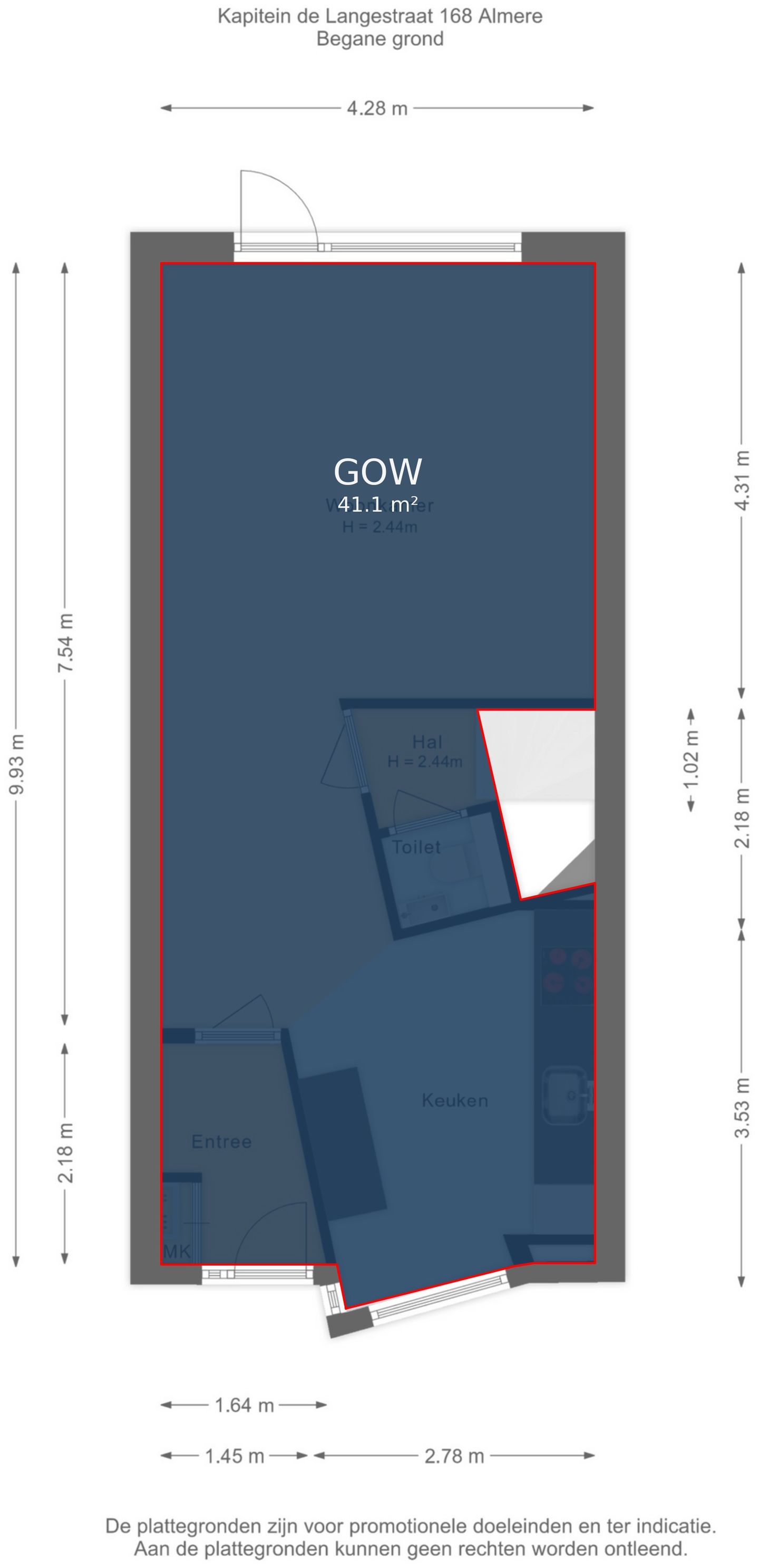 Foto 55 van Kapitein de Langestraat 168