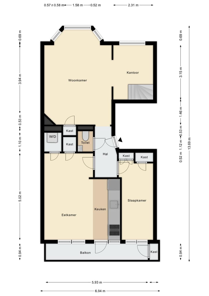 Foto 22 van Hunzestraat 131-2