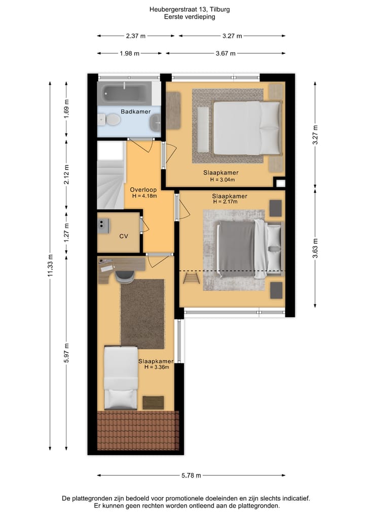 Foto 33 van Heubergerstraat 13