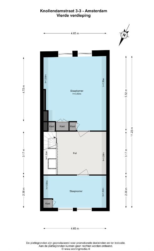 Foto 32 van Knollendamstraat 3-3