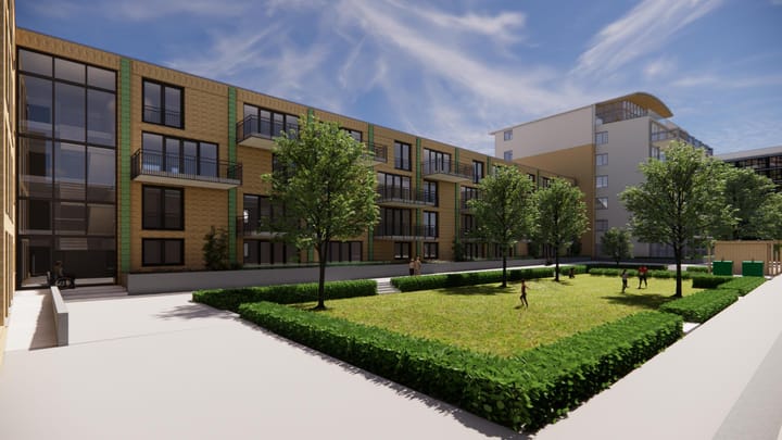 Foto van De Schinkel II Blok E Galerijflat