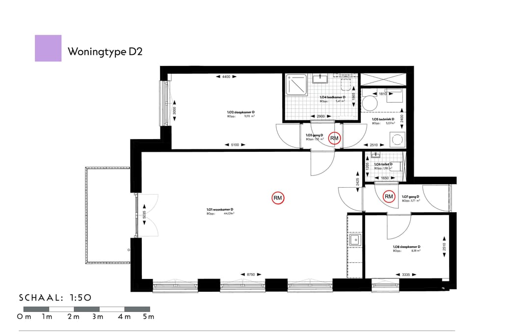 Foto 7 van De Schinkel II Blok D (Bouwnr. 98)
