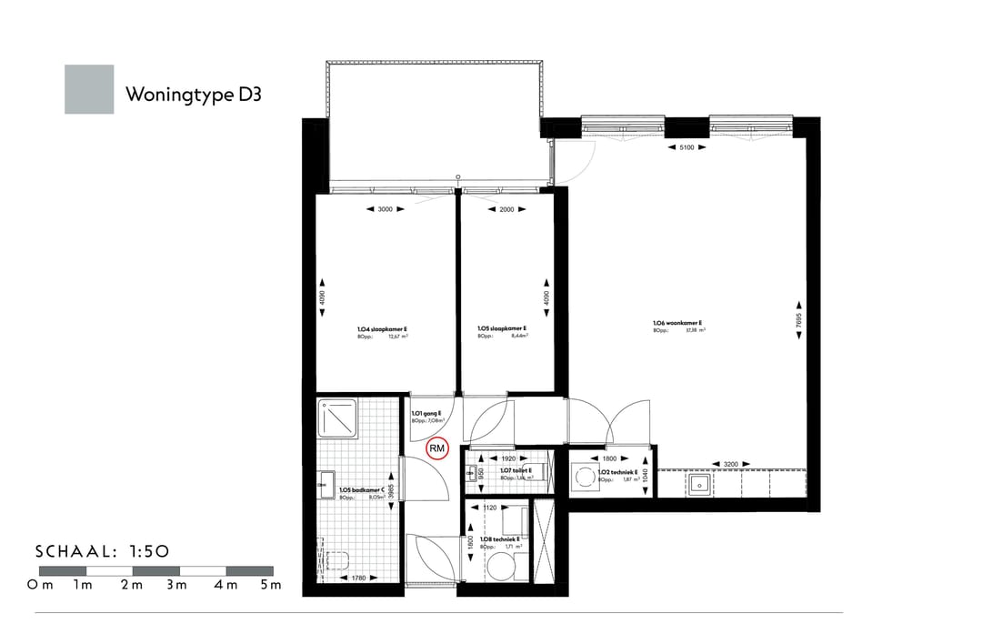 Foto 7 van De Schinkel II Blok D (Bouwnr. 108)