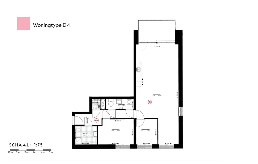 Foto 7 van De Schinkel II Blok D (Bouwnr. 118)