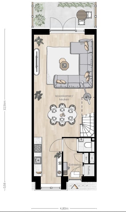 Foto 5 van Townhouse - (Bouwnr. Bnr 19)