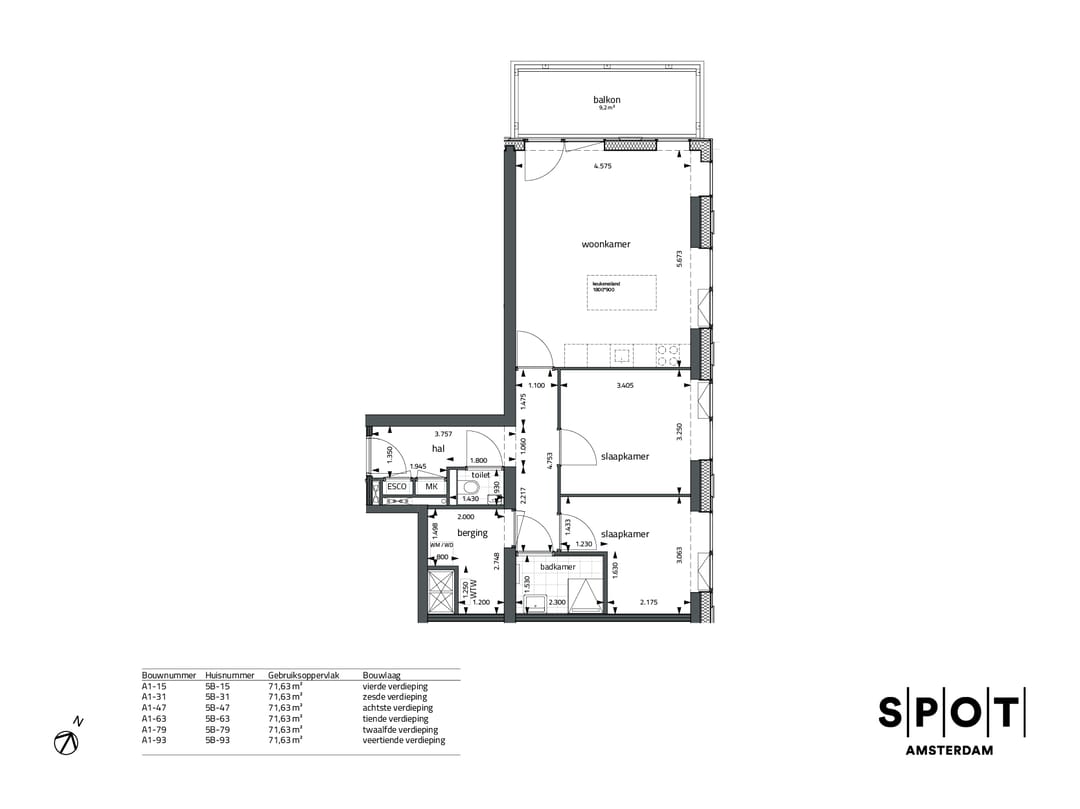 Foto 2 van SPOT Amsterdam | Crystal (Bouwnr. A1-63)