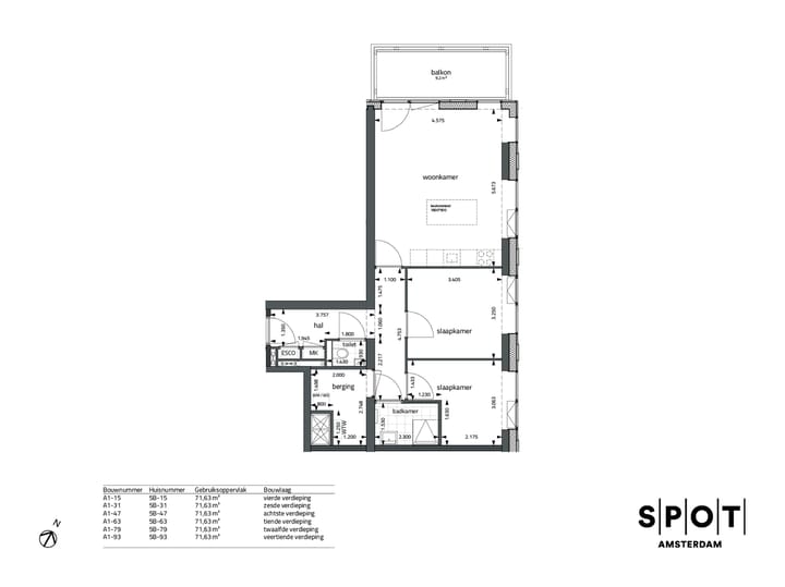 Foto 2 van SPOT Amsterdam | Crystal (Bouwnr. A1-63)