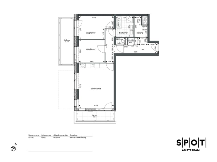 Foto 2 van SPOT Amsterdam | Crystal (Bouwnr. A1-90)