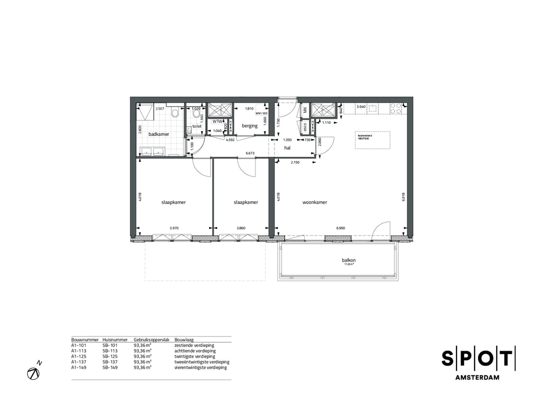 Foto 2 van SPOT Amsterdam | Crystal (Bouwnr. A1-101)