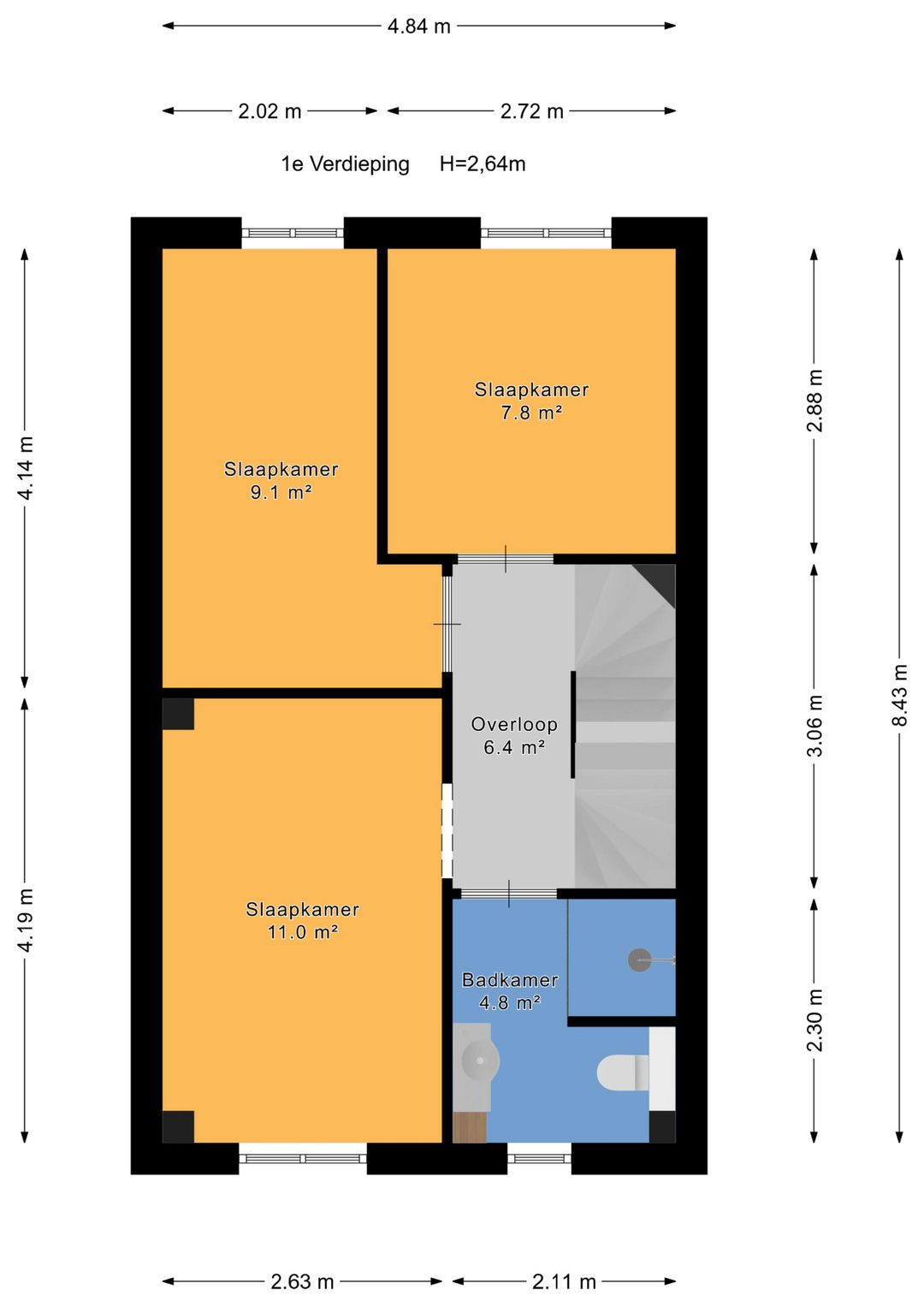 Foto 46 van Maria van Oosterwijckstraat 16