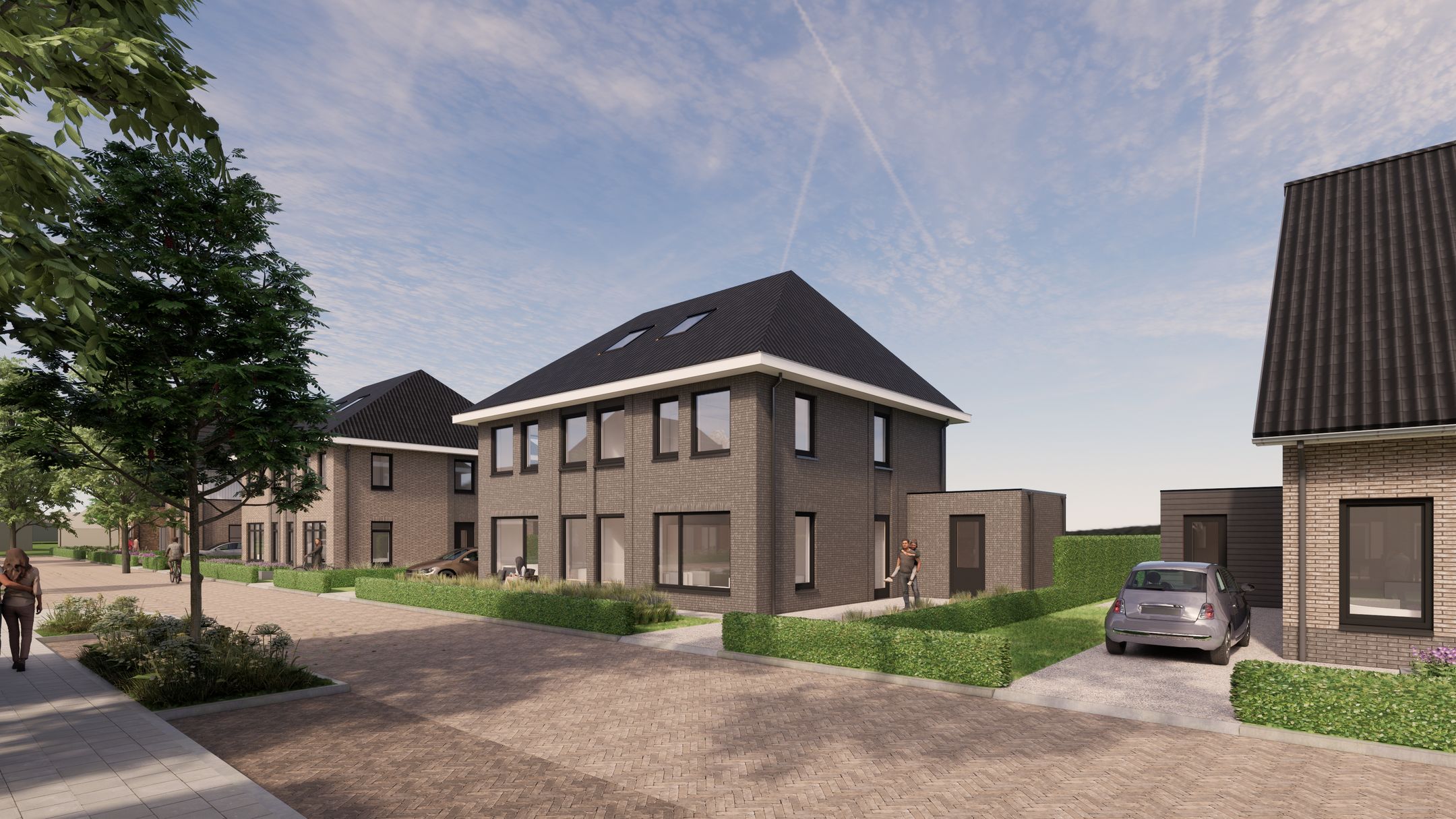 Twee-onder-een kapwoningen (Bouwnr. 6)  false