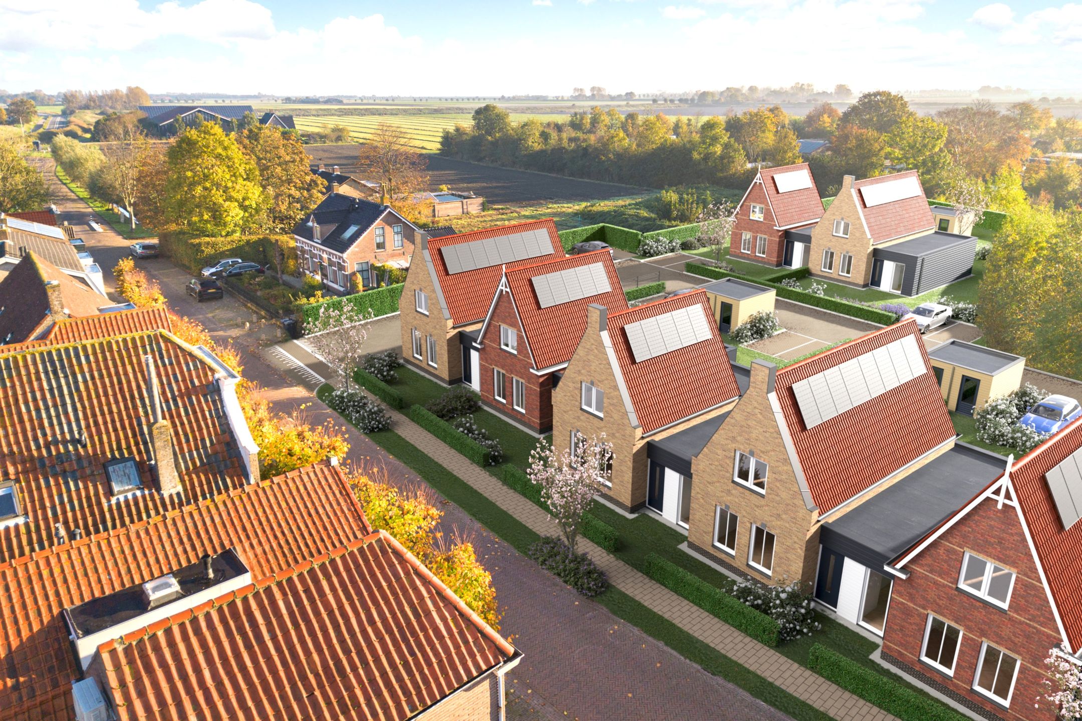 Foto 3 van 2/1 kap woning met verlengde kap (Bouwnr. 006a)