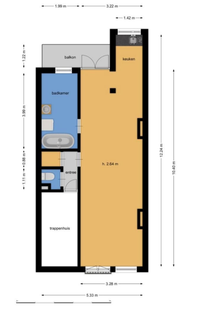 Foto 25 van Joan Melchior Kemperstraat 49-2